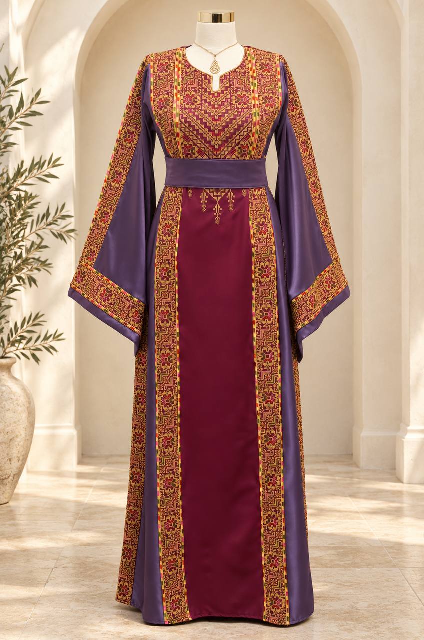 Dima Palestinian Embroidered Thobe