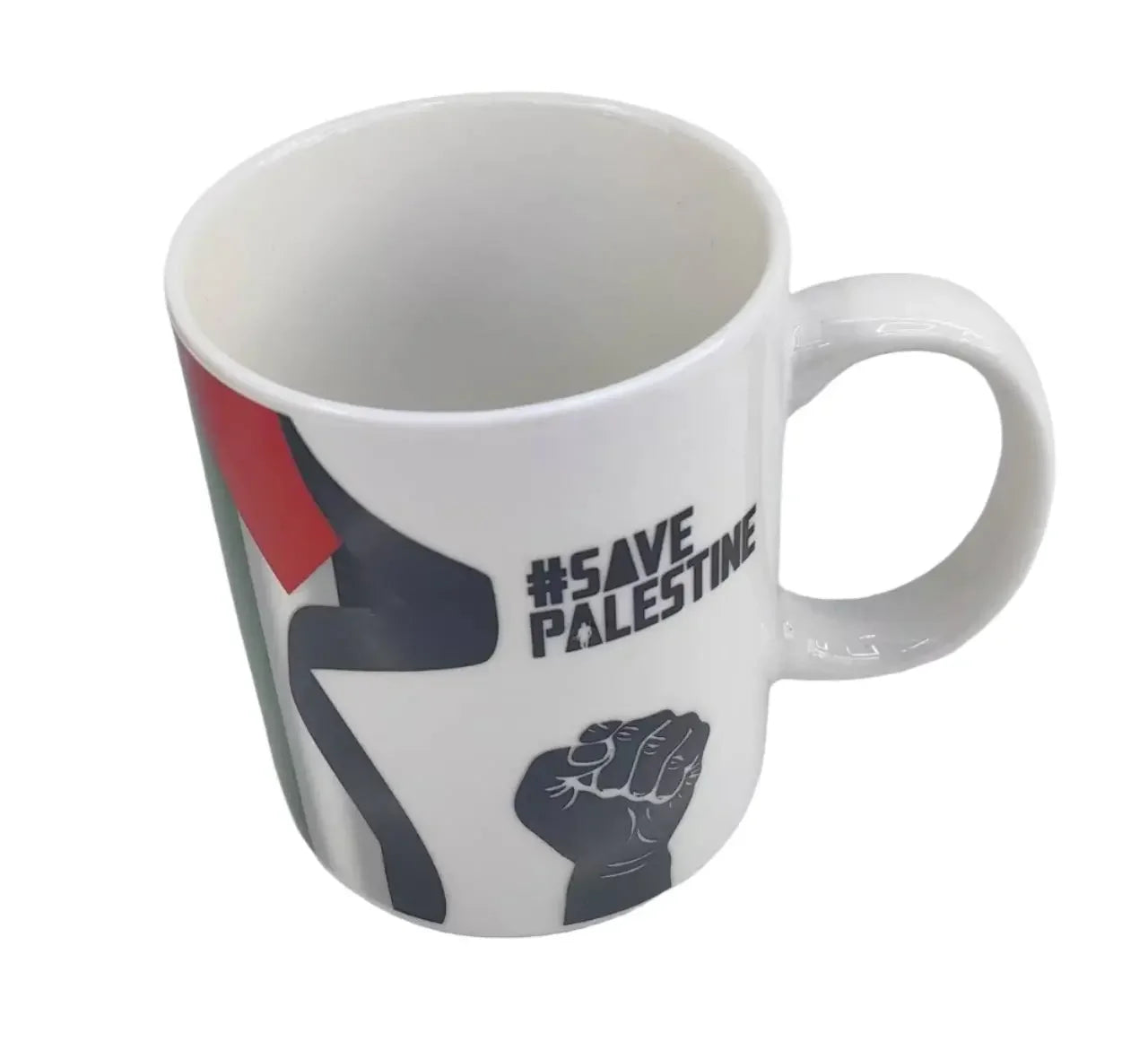 Save Palestine with Fist and Flag Design Palestinian Elegance