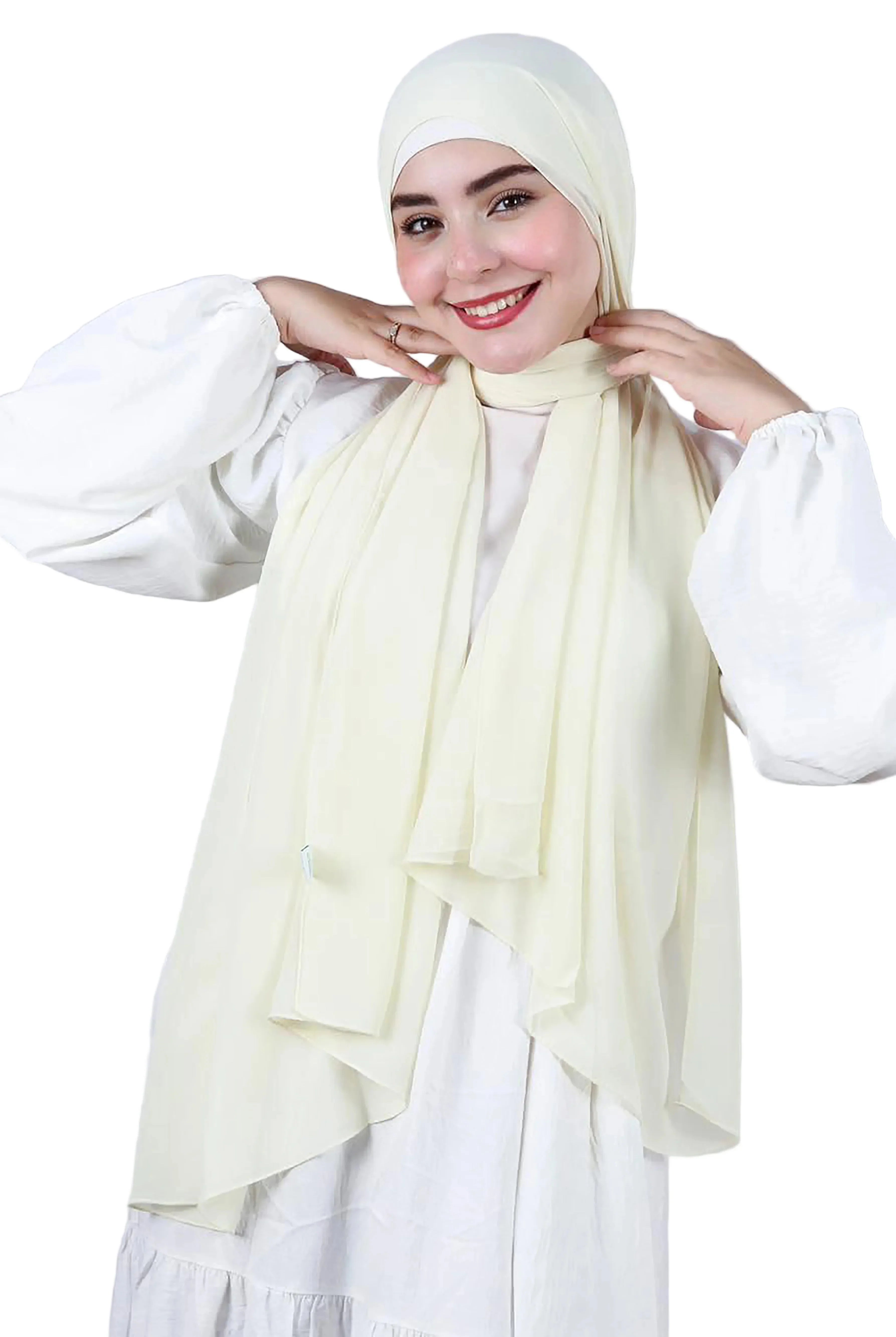 Elegant Chiffon Hijab – Soft Flow Collection