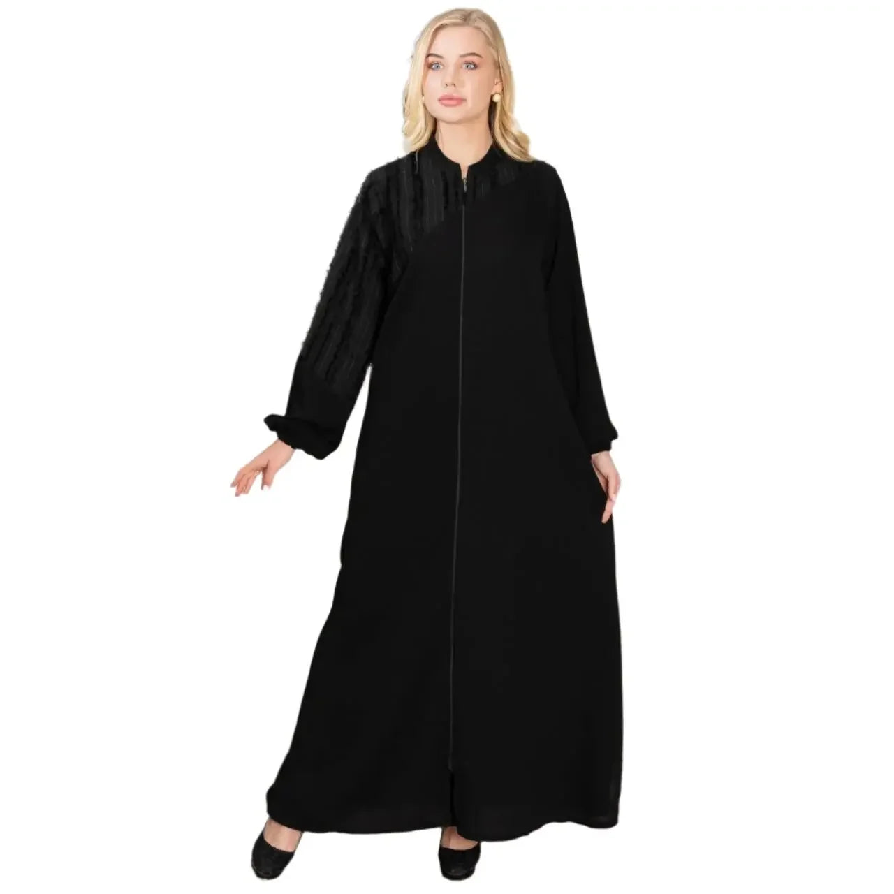 Simply Unique Black Abaya: Timeless Elegance and Everyday Comfort Palestinian Elegance