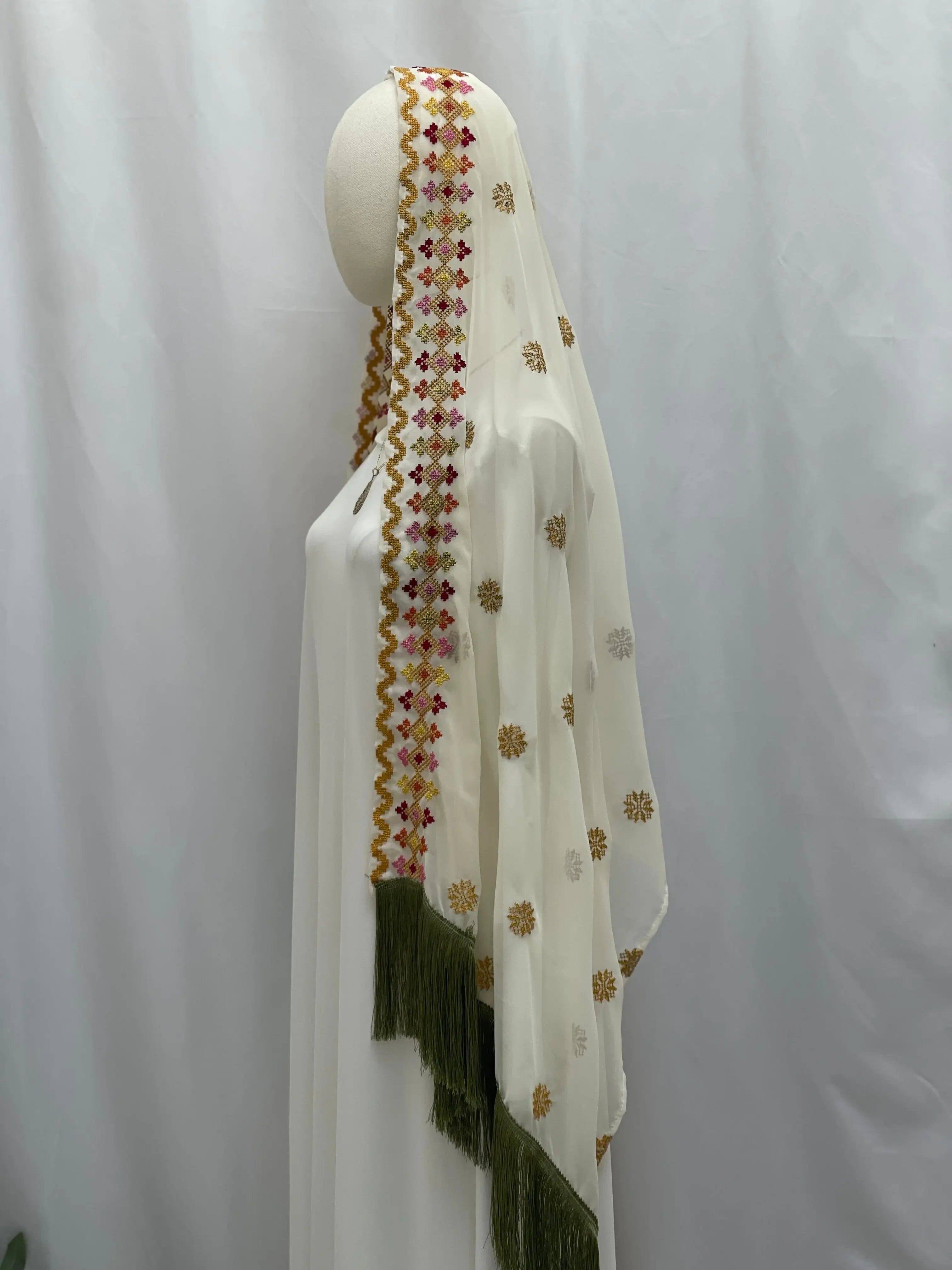 Embroidered Shal-Khirka - Exquisite & Fashion-Forward Statement Piece Palestinian Elegance