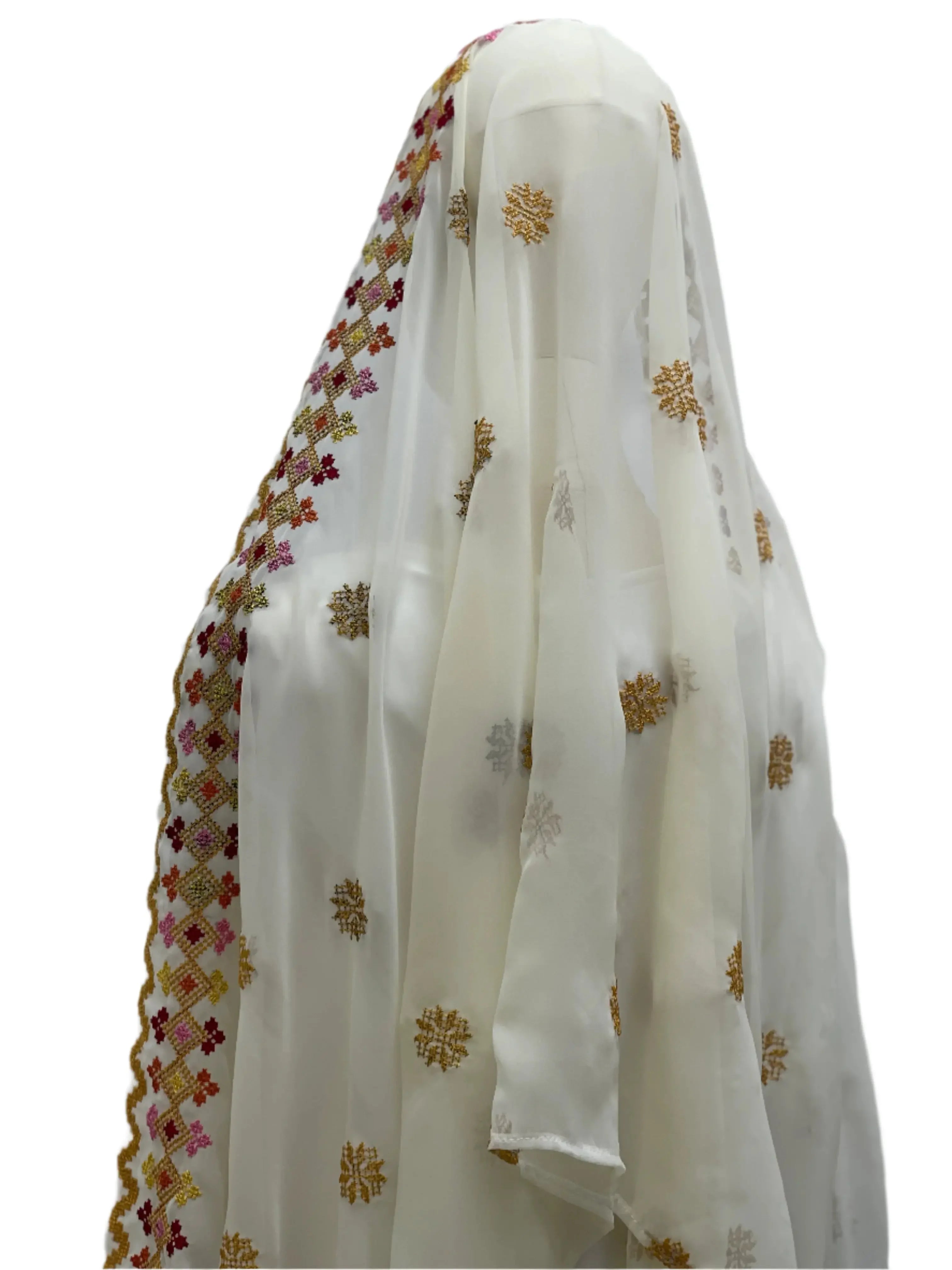 Embroidered Shal-Khirka - Exquisite & Fashion-Forward Statement Piece Palestinian Elegance