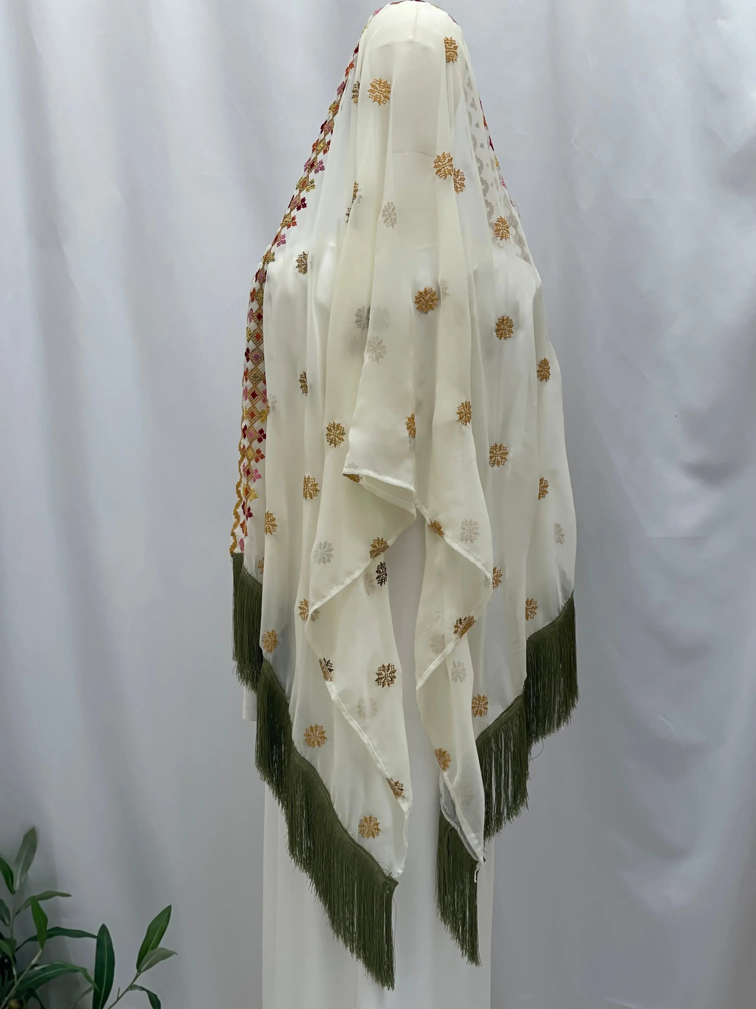 Embroidered Shal-Khirka - Exquisite & Fashion-Forward Statement Piece Palestinian Elegance