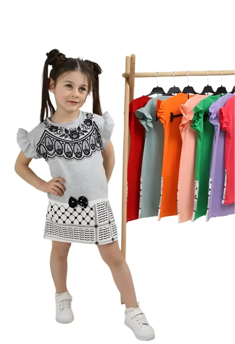 Flower Kofya Dress: Embrace the Beauty of Spring - Palestinian Elegance