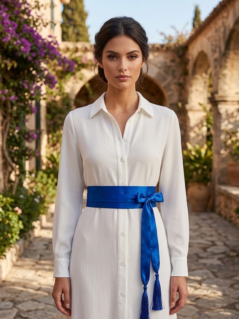 Satin Belt | Elegant Waist Belt for Dresses & Abayas