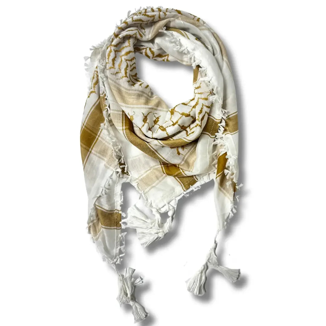 Colorful Kuffiyehs: Cultural Heritage and Versatile Style Palestinian Elegance