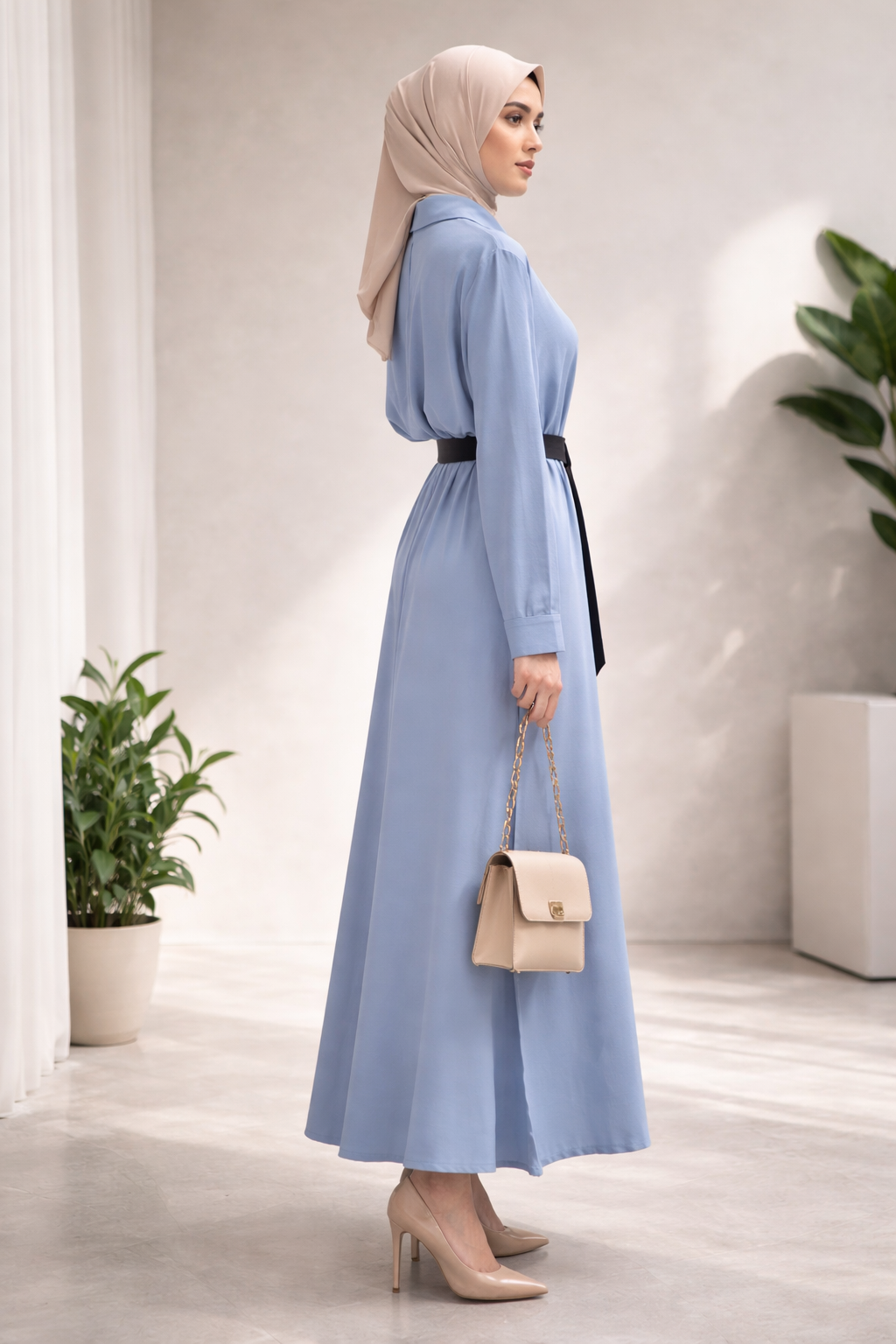 Long Dress Shirt- a sophisticated and professional look,