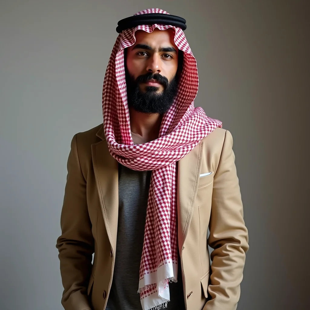 Traditional Kuffiyeh - Traditional Kuffiyeh A Timeless Accessory for Everyday Style