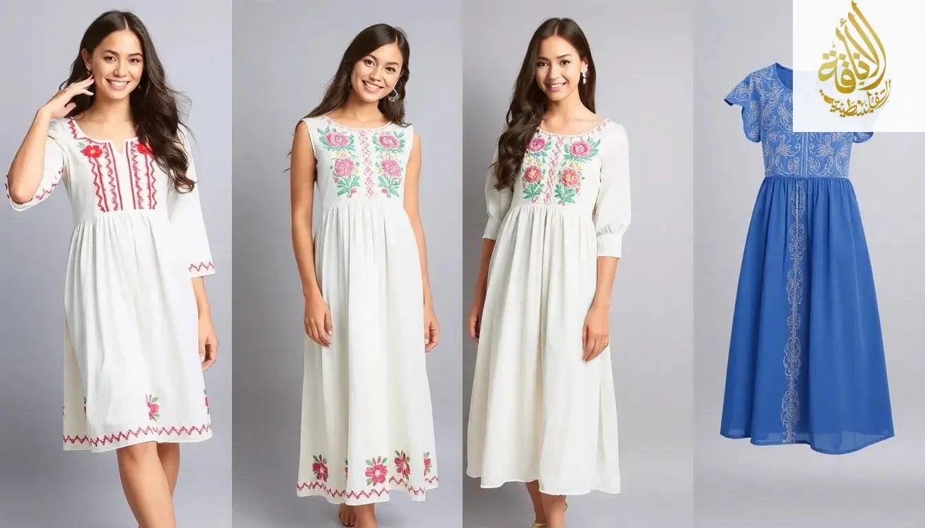 Women's Embroidered Dresses: Abaya vs Kaftan Comparison | Palestinian Elegance - Palestinian Elegance