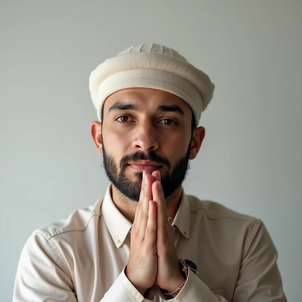 Breathable Fabric Prayer Cap - Breathable Fabric Prayer Cap for Everyday Worship Comfort