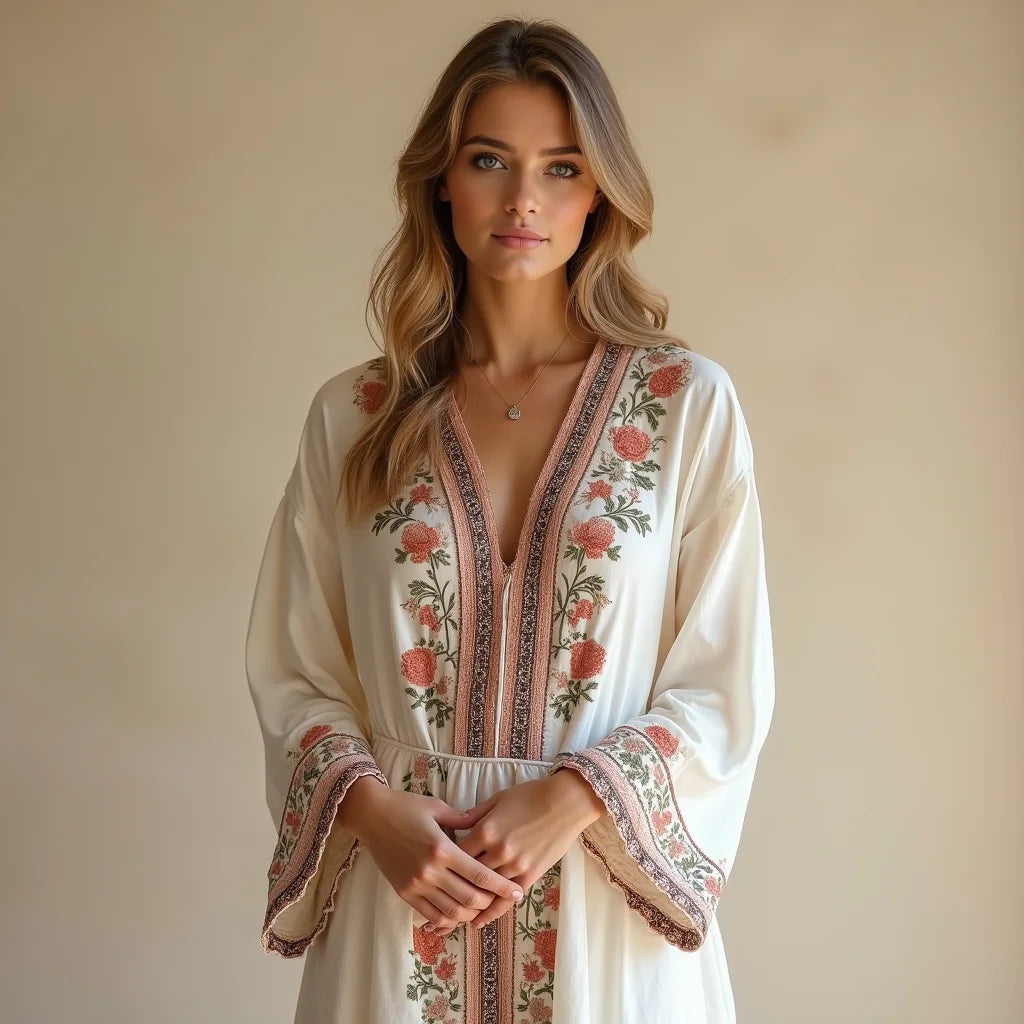 Luxury Embroidered Kaftans - Guide to Luxury Embroidered Kaftans: Timeless Glamour