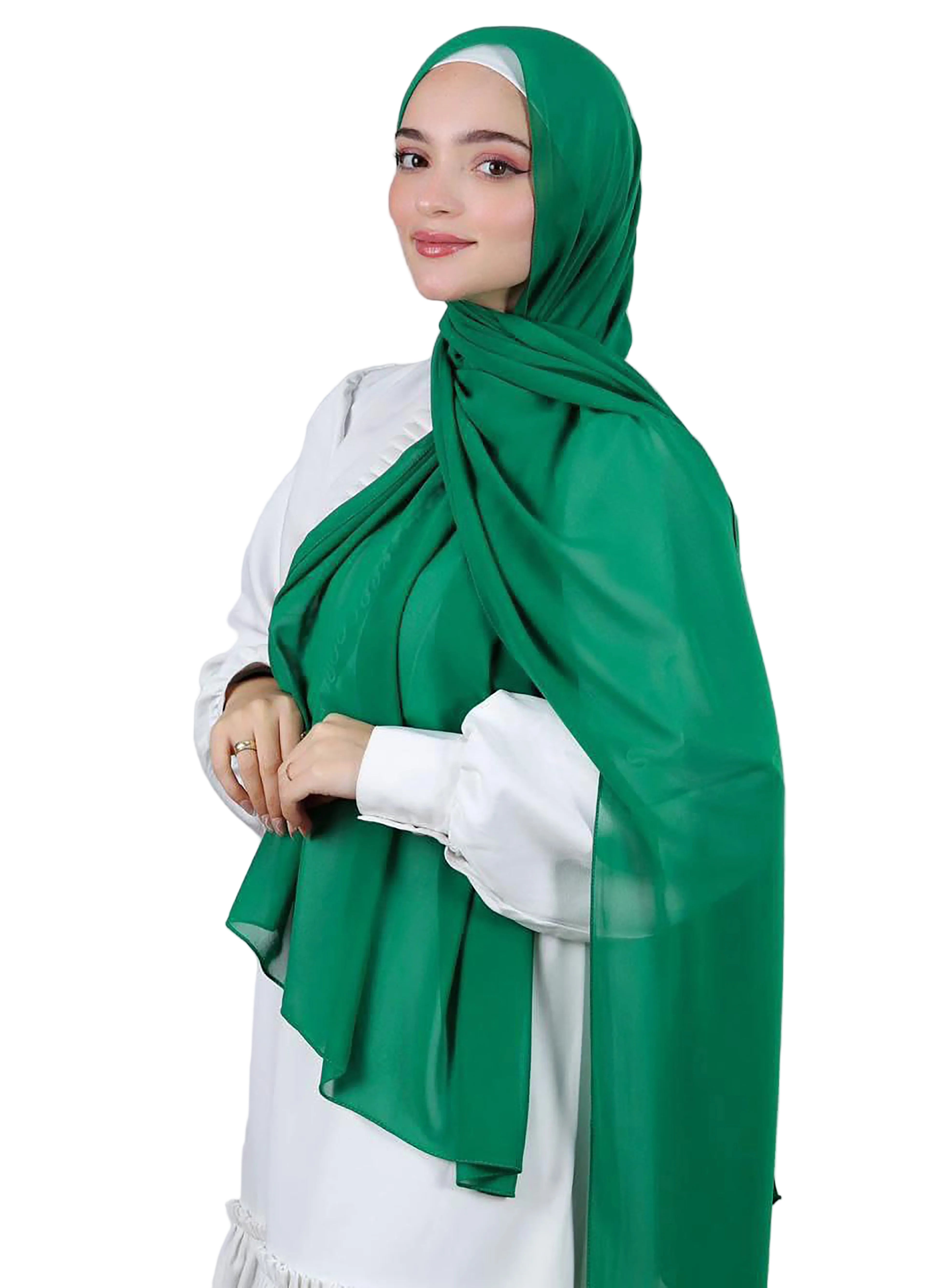 Soft Flow Chiffon Hijab – Premium Flowing Modest Fashion