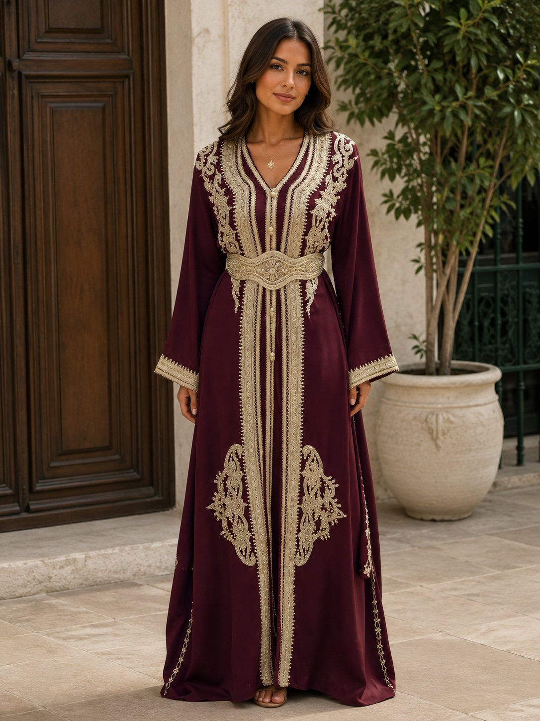 Omima Morocco Style Kaftan Modest Fashion Dress
