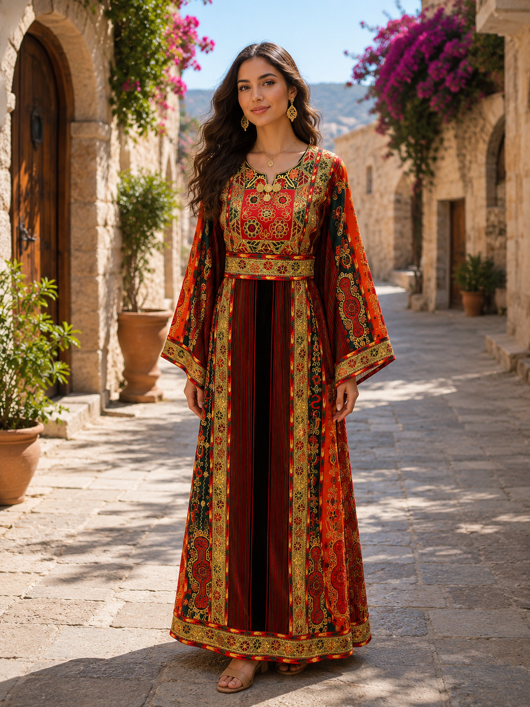 Premium Janna & Nar Malaka Kasab Thoub Modest Fashion Dress