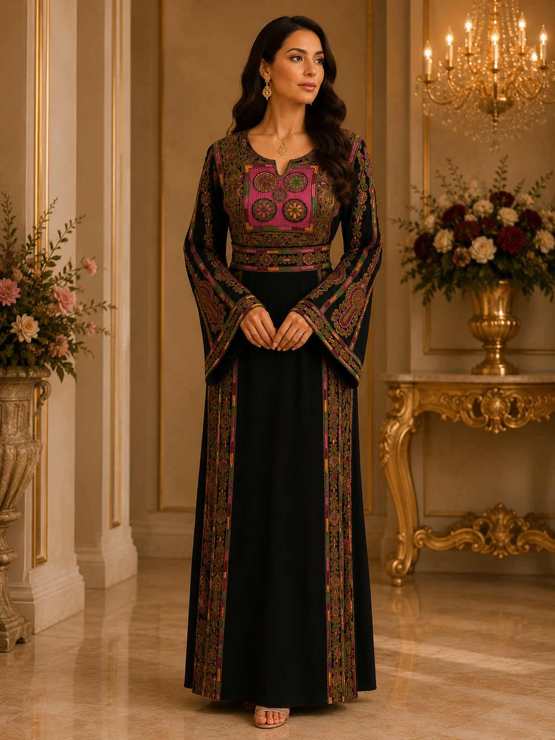 Heritage Glow Bream Embroidered Thoub