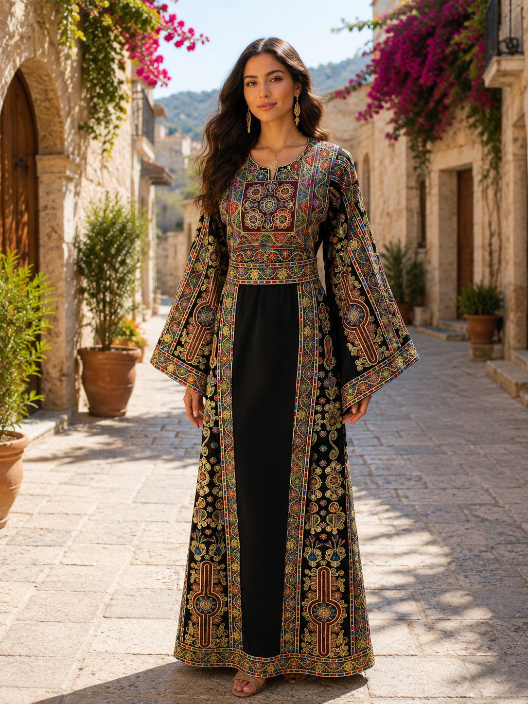 Luxurious Sofie Heavily Beaded Embroidered Thoub