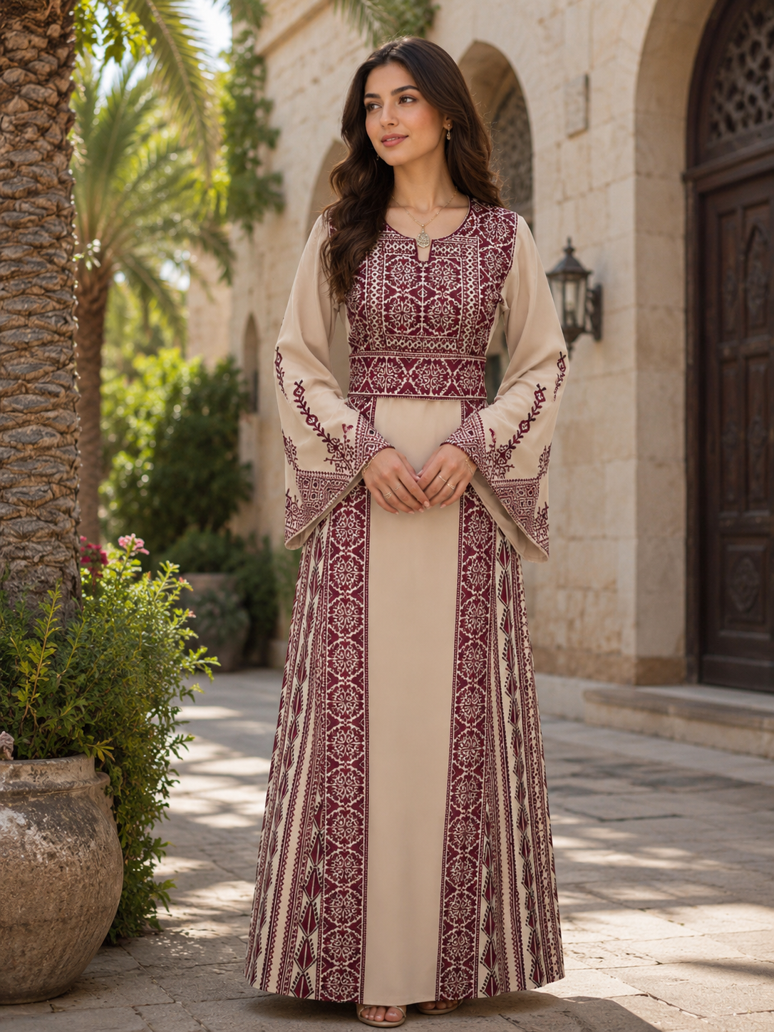 Embroidered Unique Thoub