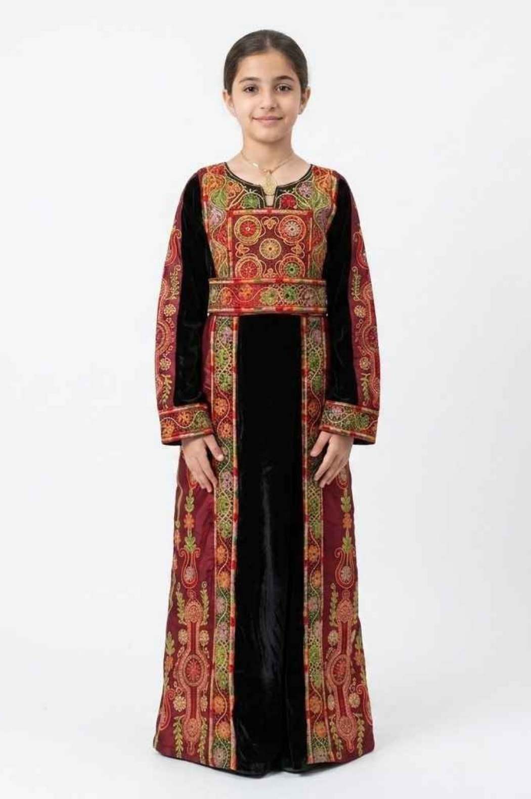 Andaleeb Heritage Kids’ Velvet Thobe