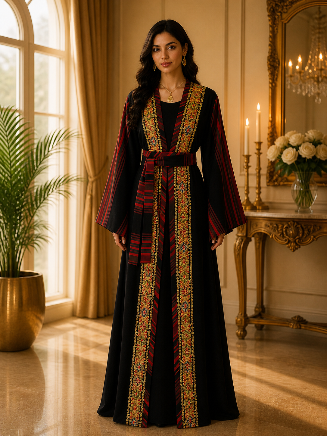 Al-Majdal Embroidered Cardigan