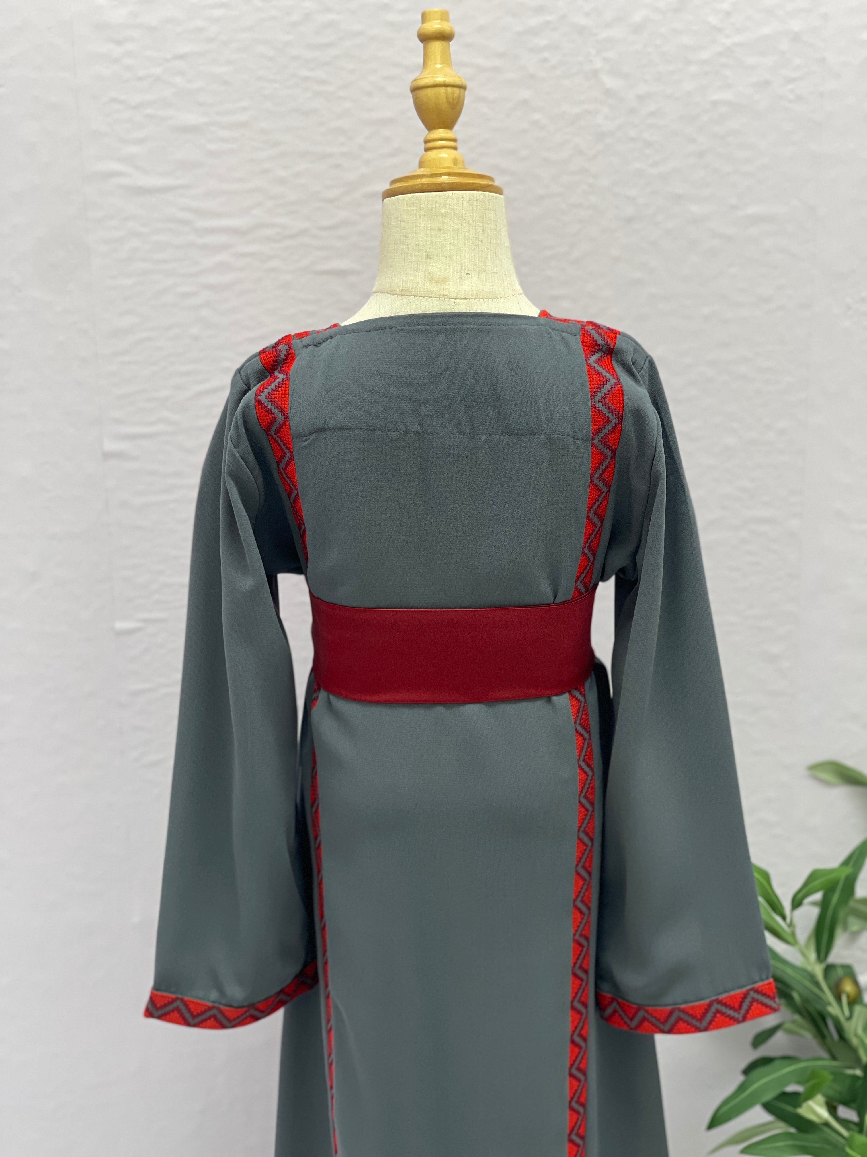 Soft Heritage Embroidered Girls Thobe