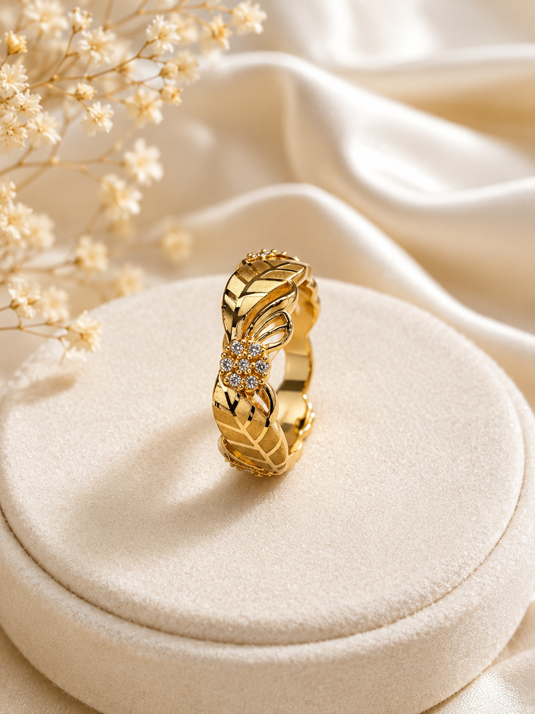 Golden Blossom Ring