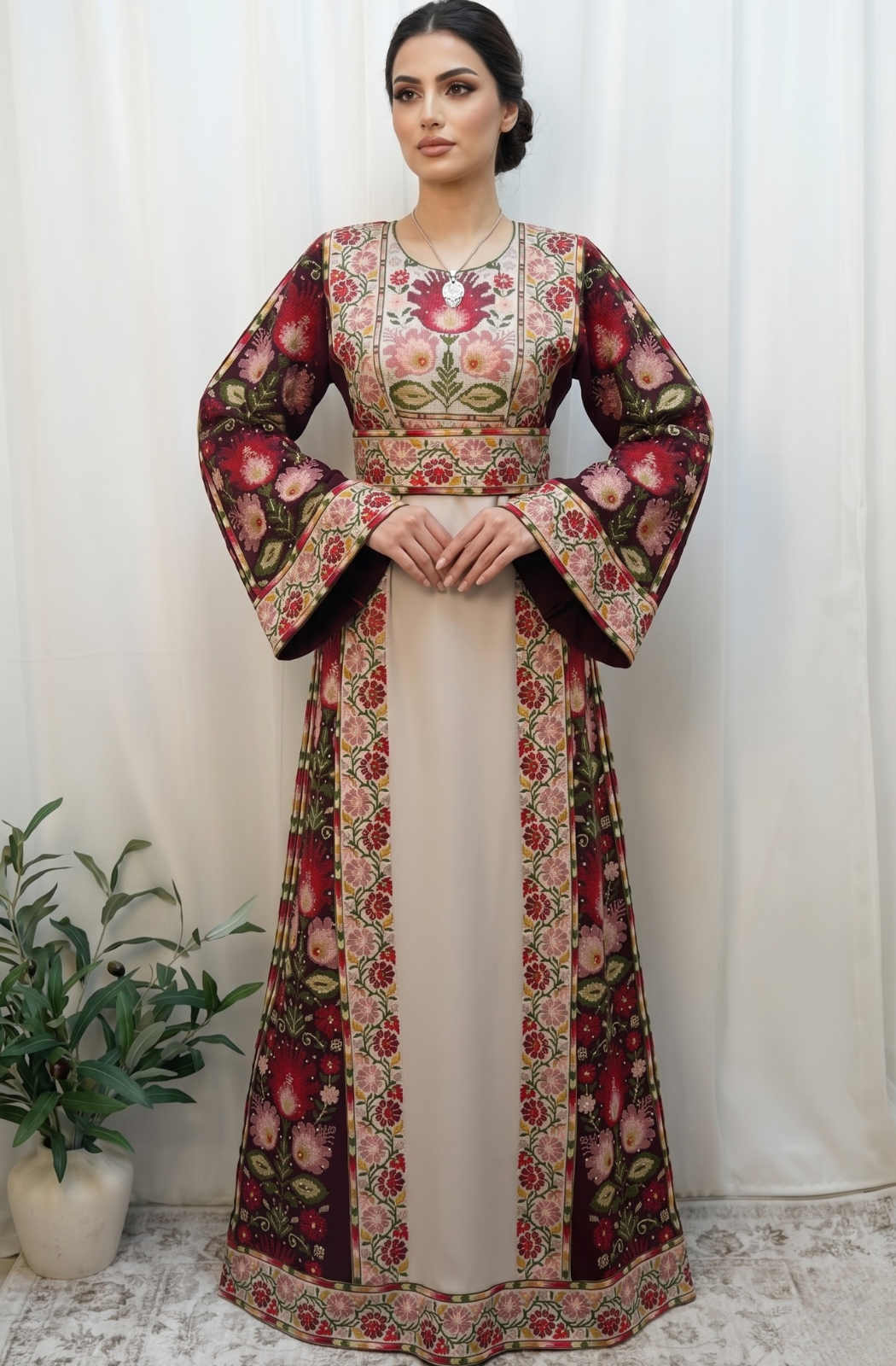 Palestinian Bloom Tatreez Thobe