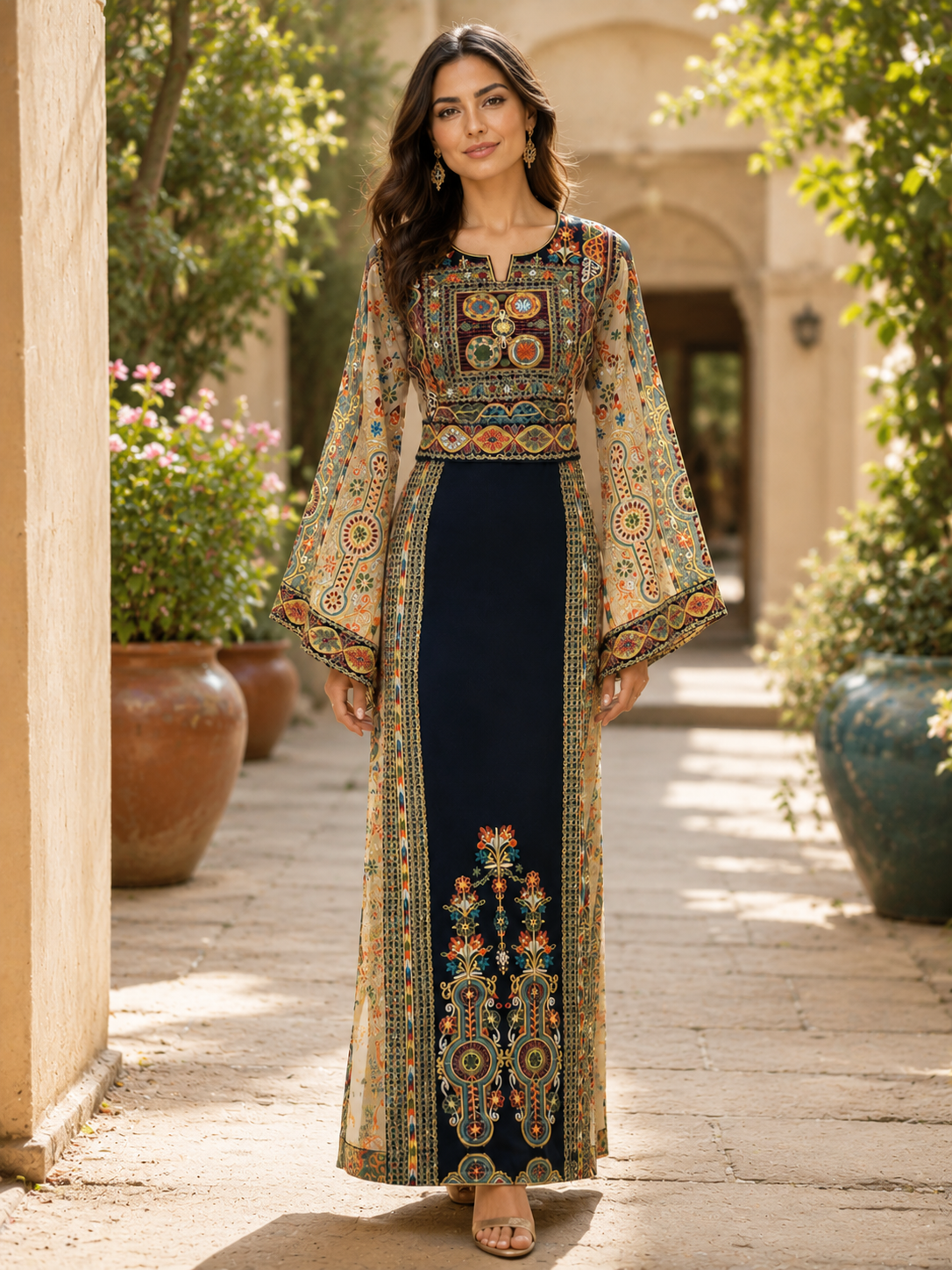 Rafif Embroidered Thobe Is A Modern Take On Traditional Palestinian Heritage