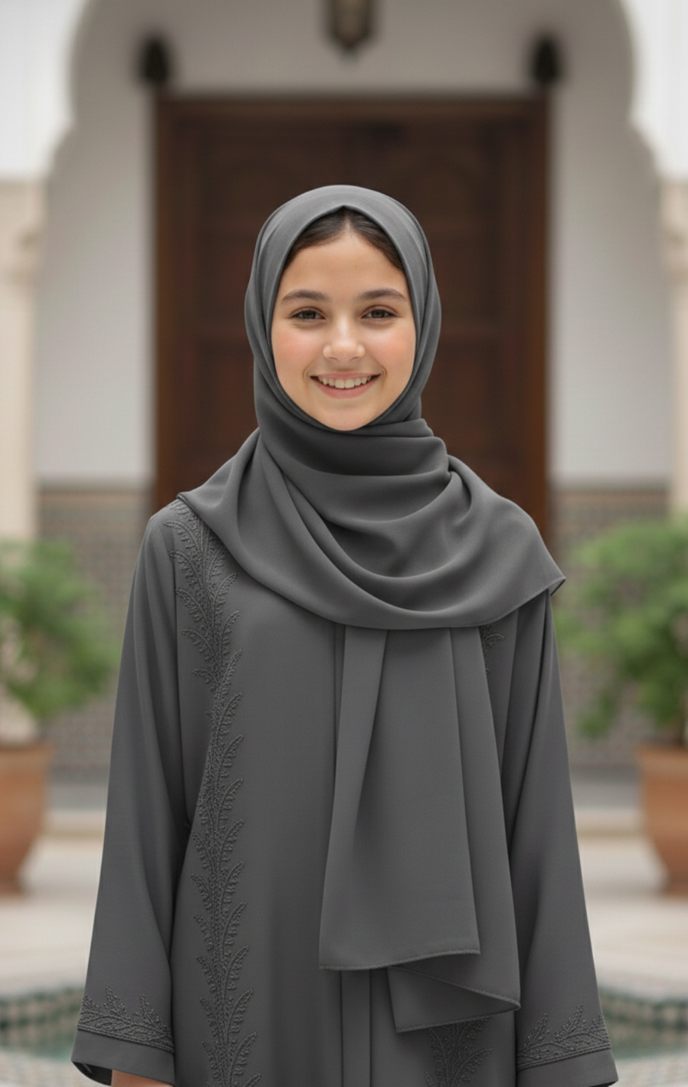 Sweet Modesty Abaya - Palestinian Elegance