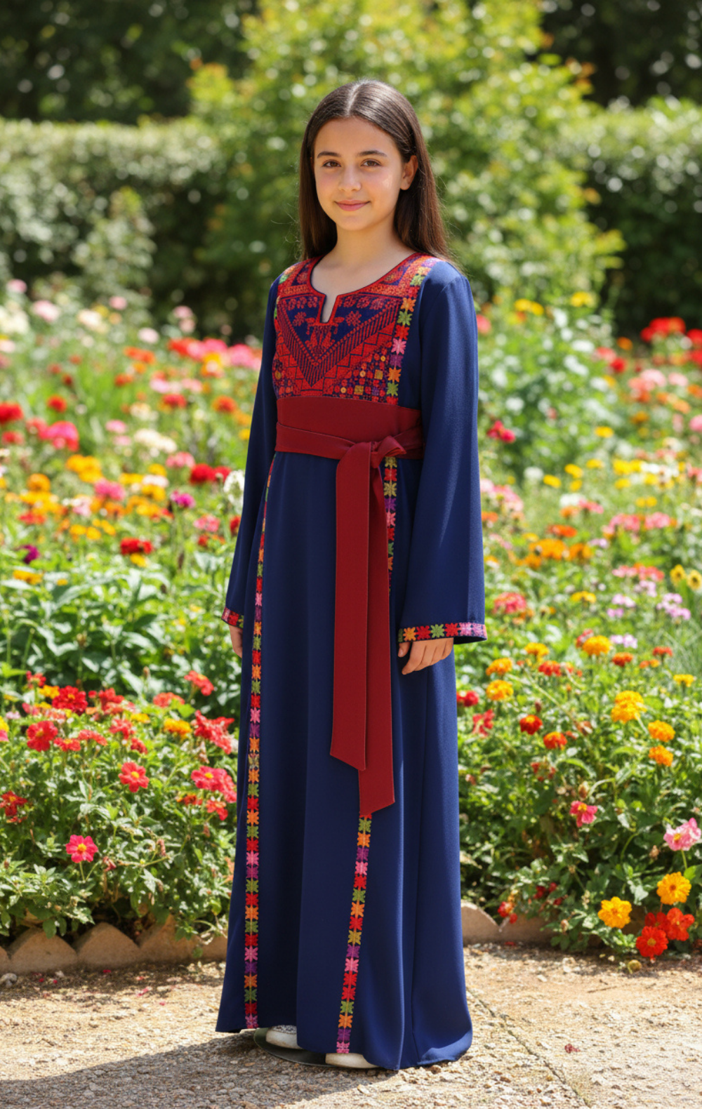 Little Heritage Bloom Dress – Timeless Cultural Kids Wear