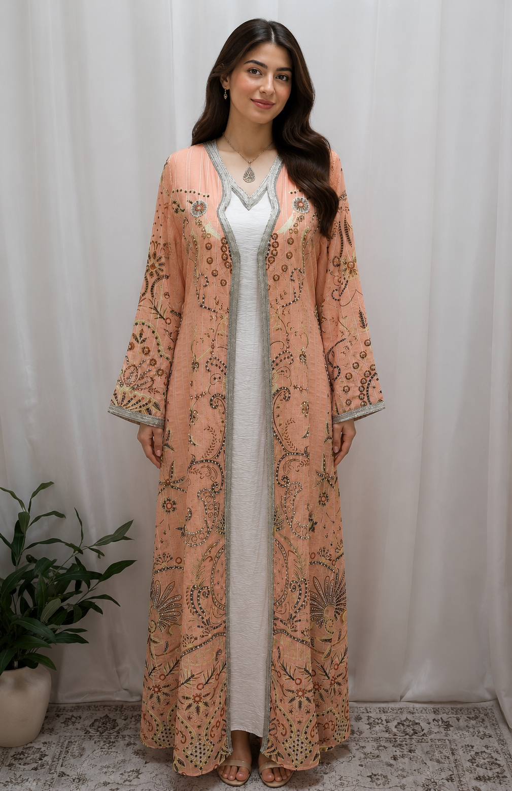 Pearl Luxe Abaya Set