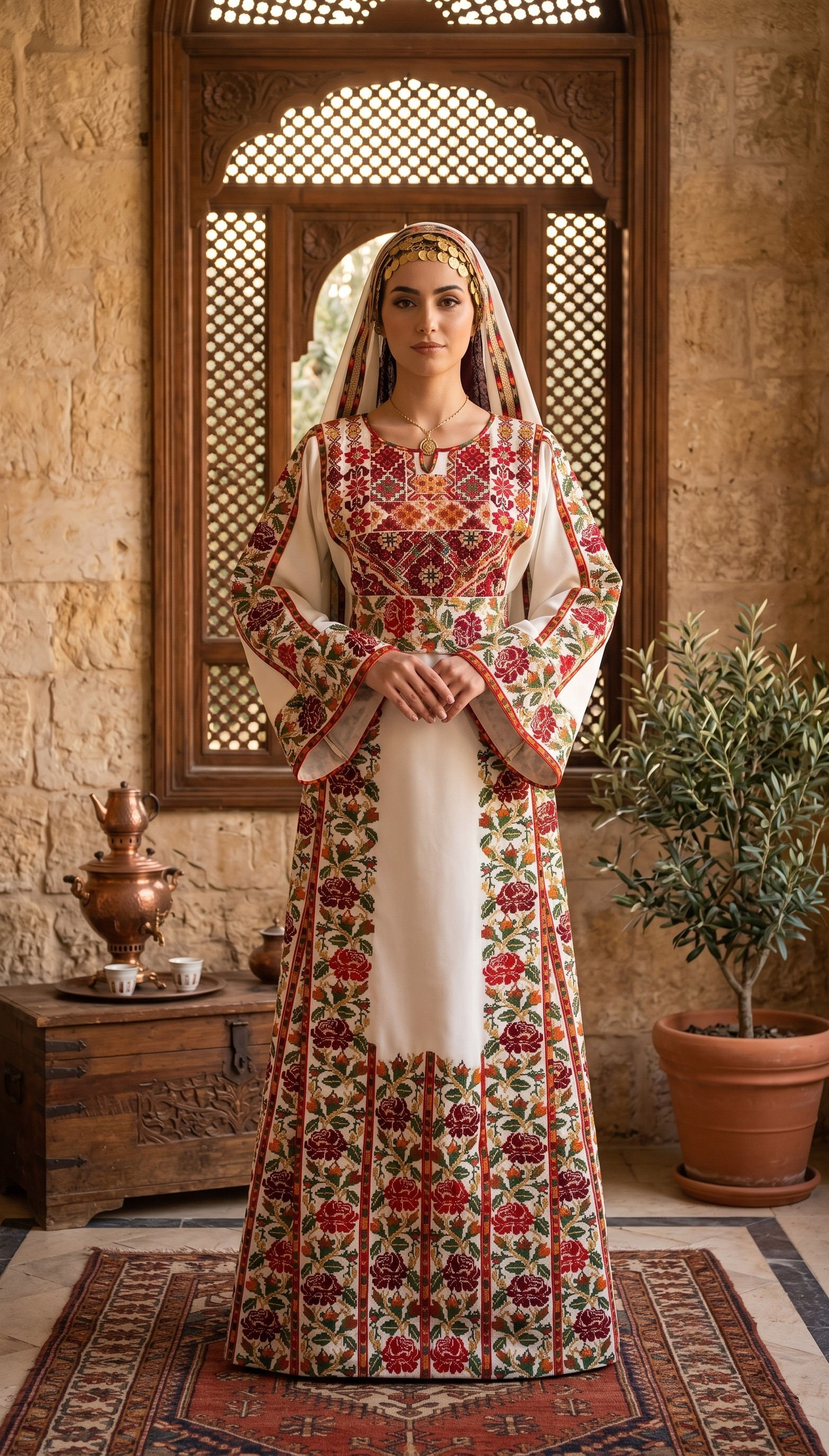 Jouri Roses Heritage Thobe