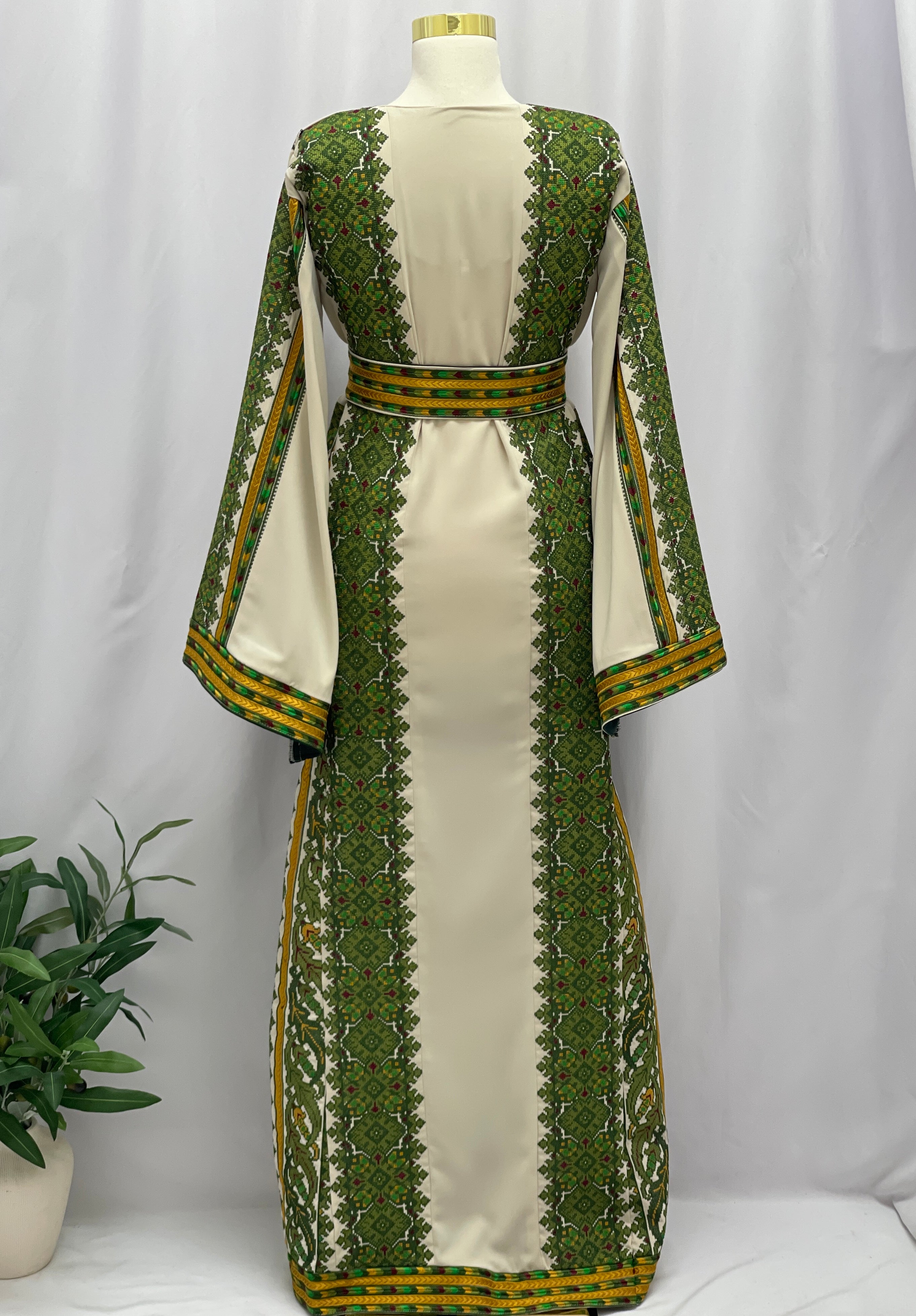Shifaa Embroidered Palestinian Thobe – Elegant Cultural Dress