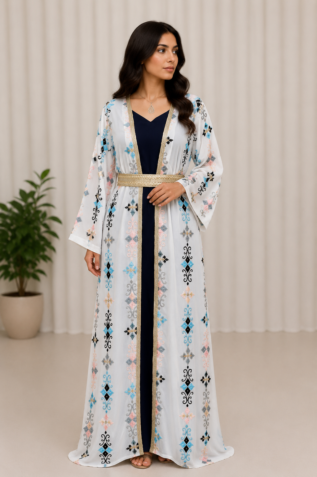 Sultana Royale Embroidered Caftan ✨
