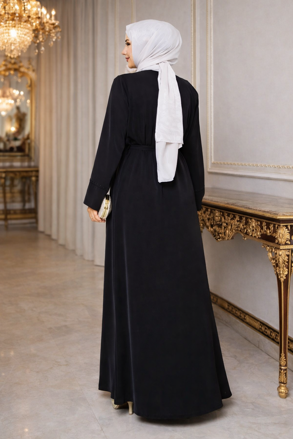 Amira Classic 2-Piece Abaya – Madinah Abayk Fabric