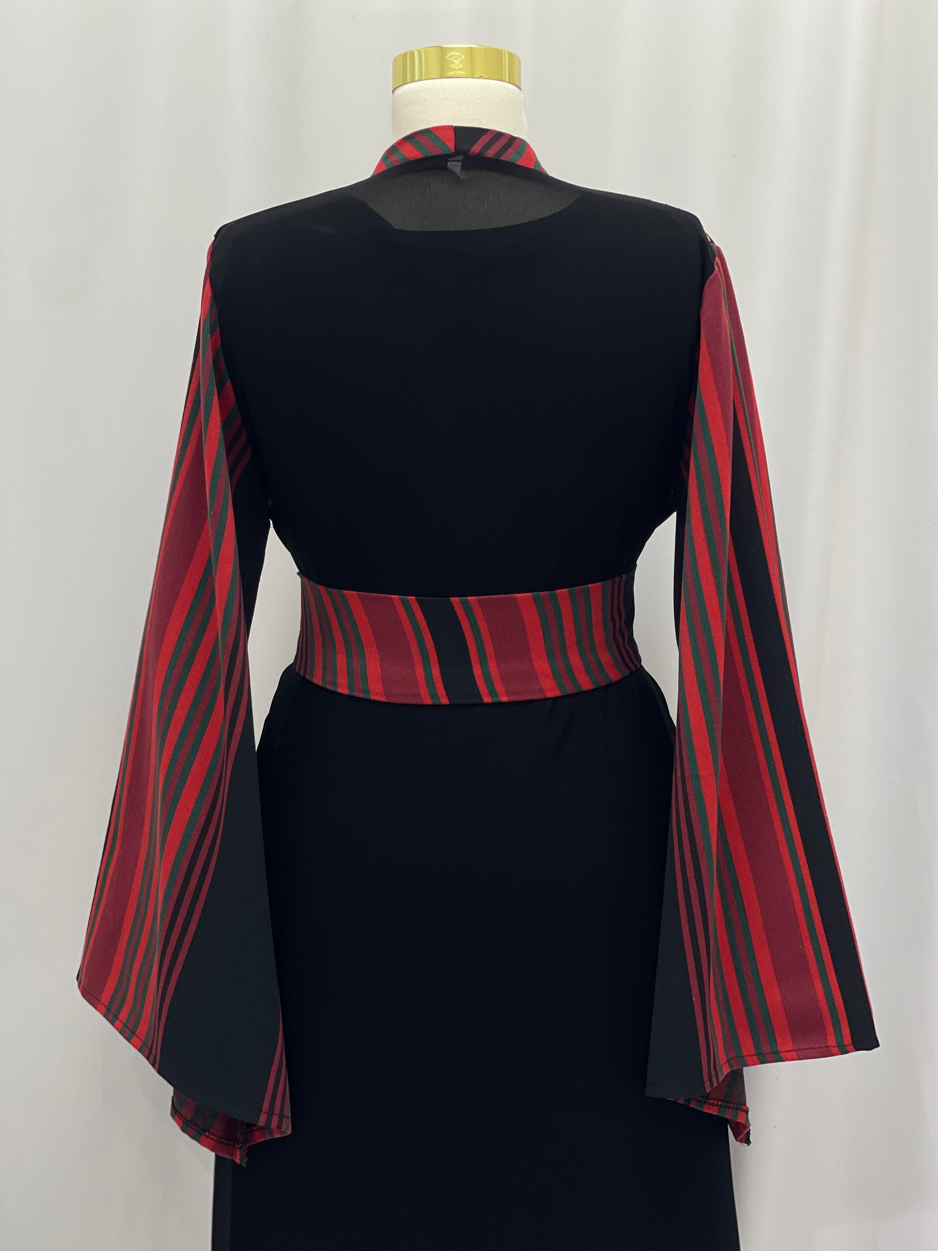 Majdal Heritage Embroidered Chiffon Piece - Cultural Grace