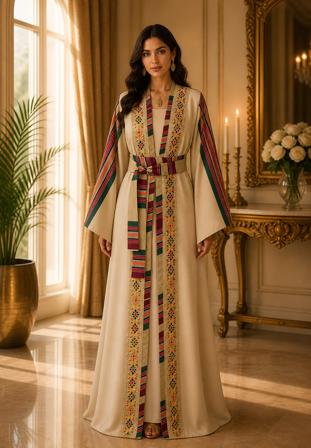Al-Majdal Embroidered Cardigan