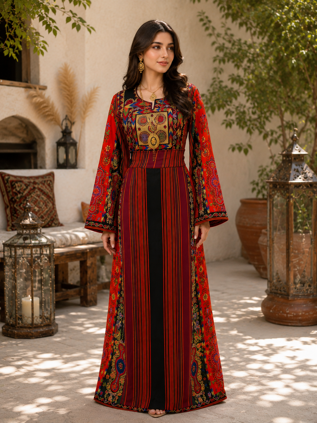 Raneem Majdalawi Heritage Thobe