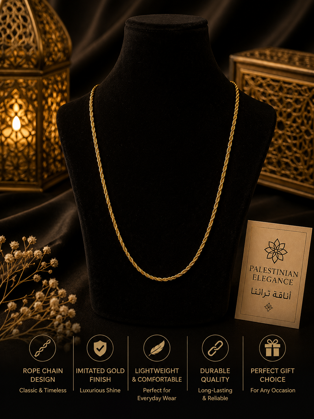 Classic Rope Chain Necklace