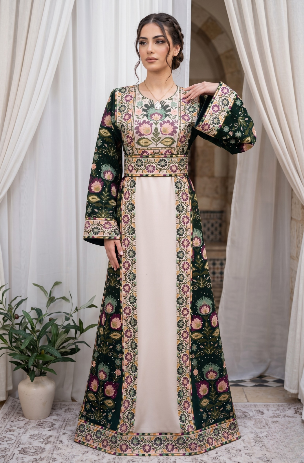 Palestinian Bloom Tatreez Thobe