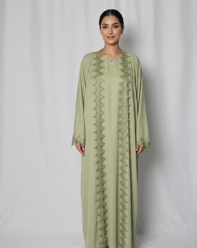 Rimas Nida Open Abaya Set