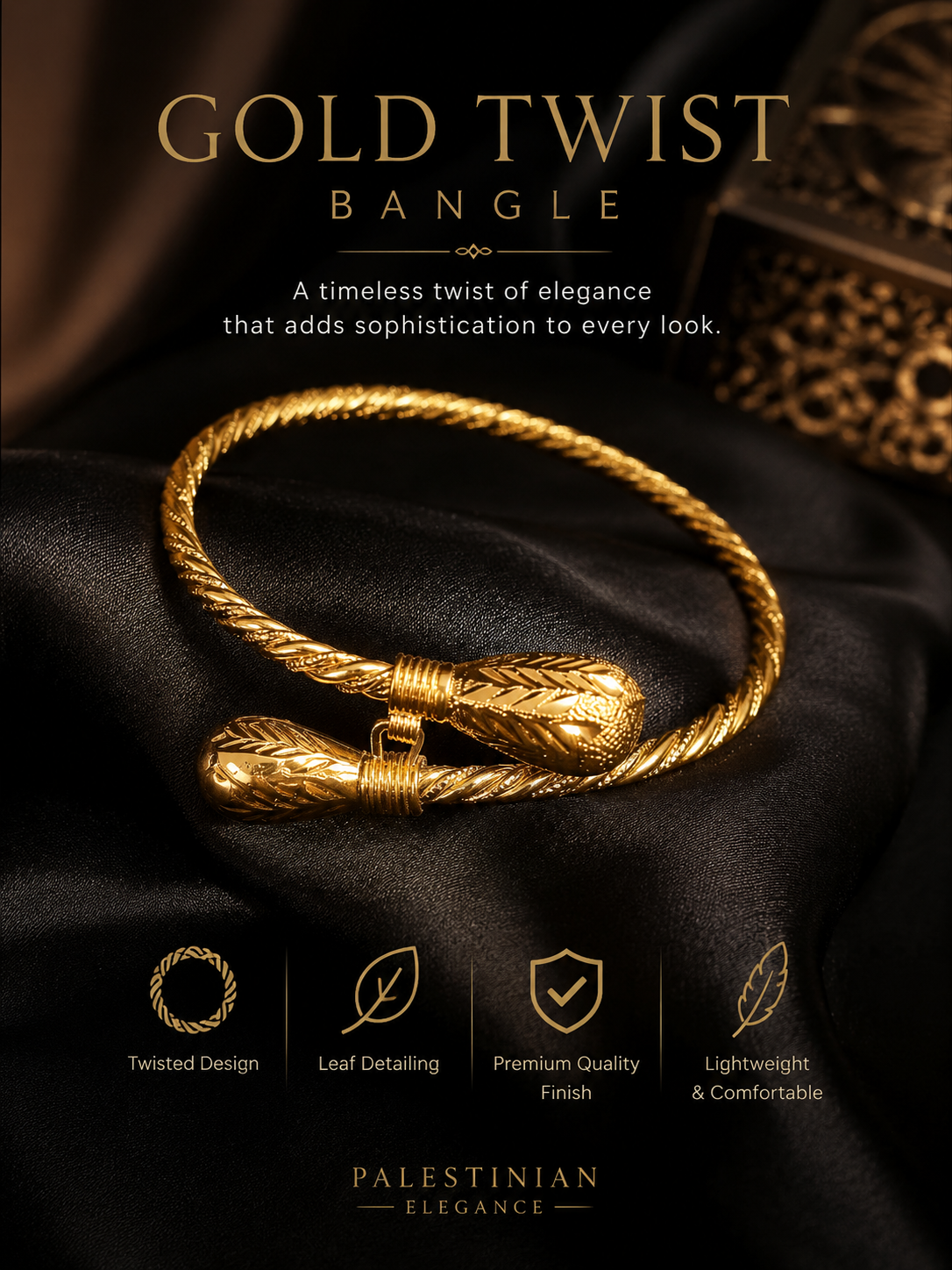 Mabroume Imitated Gold Bracelet