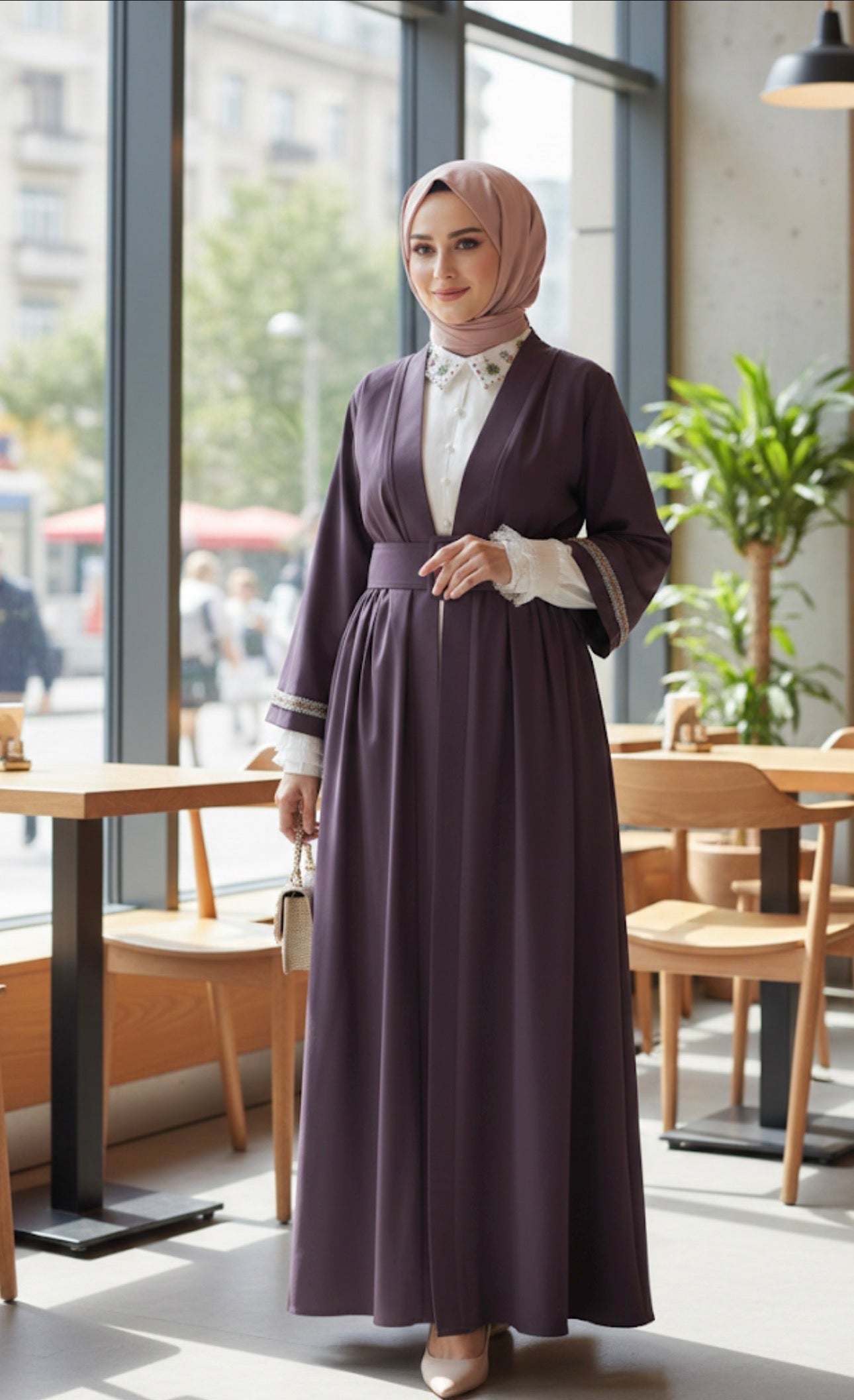 4 Pieces Modesty Long Set