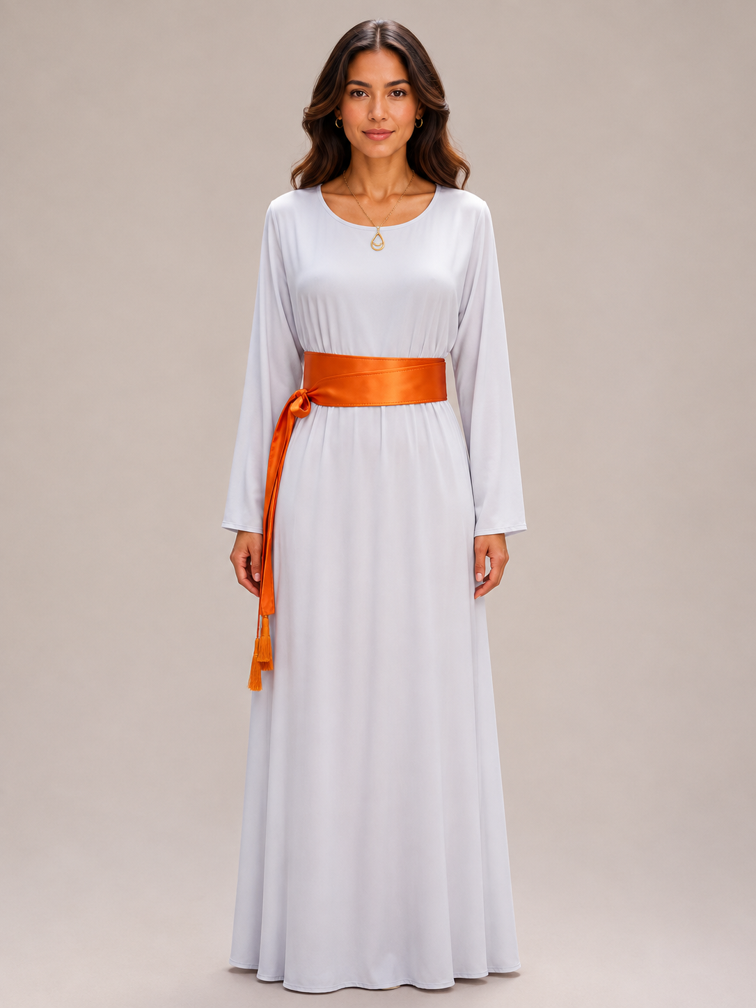 New Color Satin Wrap Belt