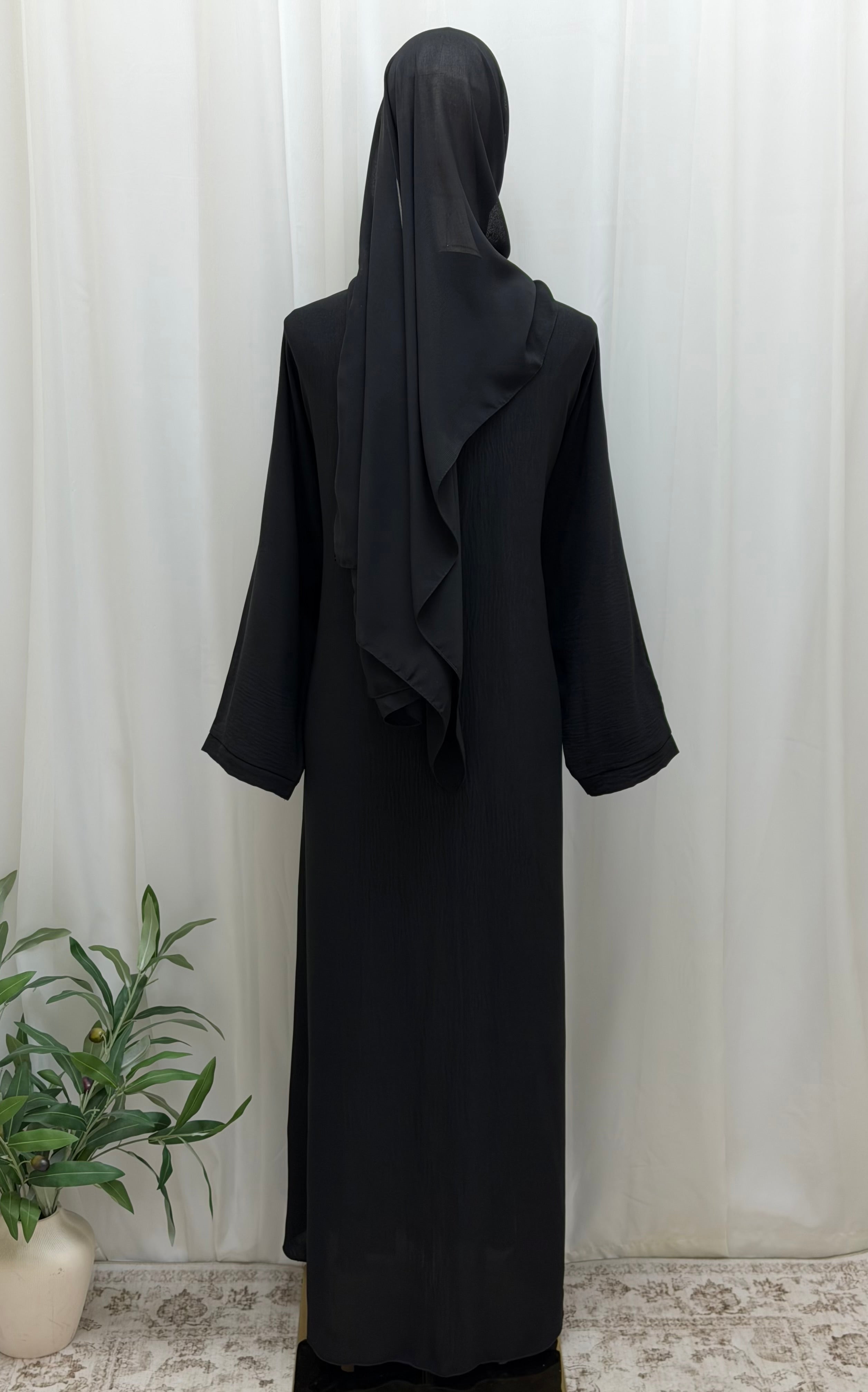 Soft Serenity CY Abaya - Palestinian Elegance
