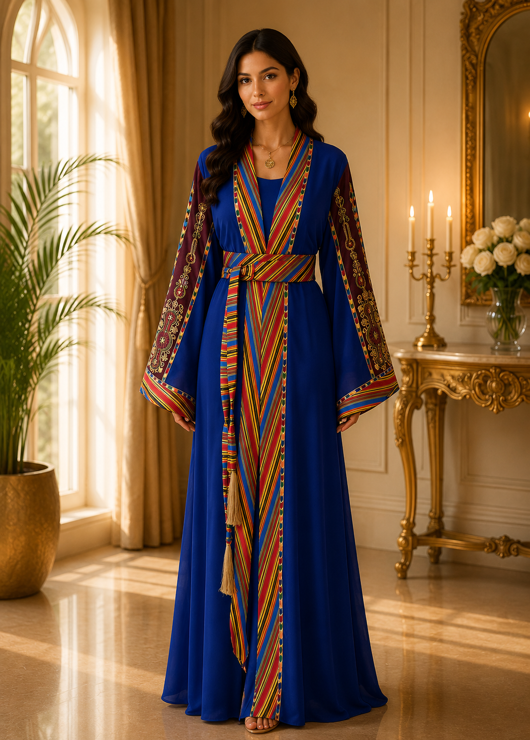 Royal Malak Open Abaya - A Perfect Fusion Of Tradition