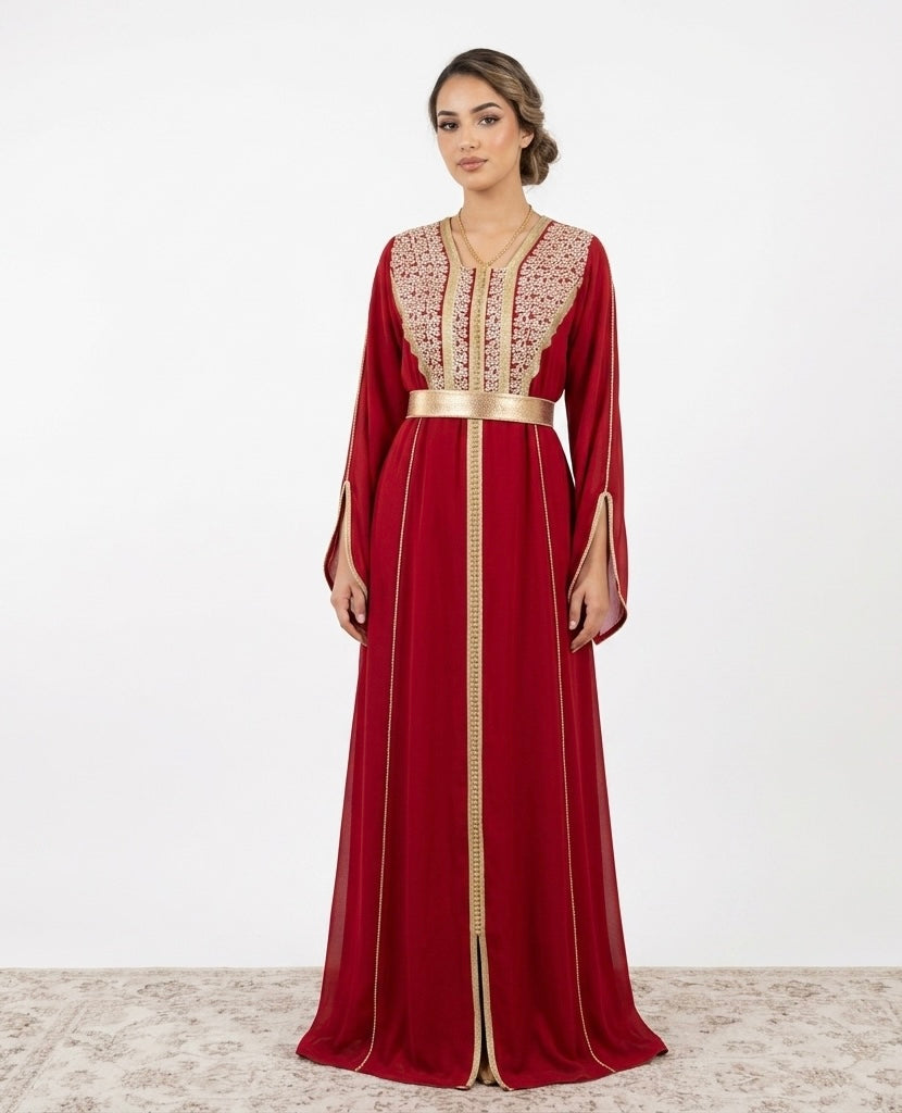 Golden Whisper Caftan