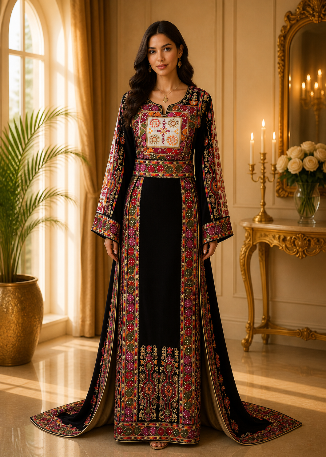 Zahr Al-Turath Velvet Thobe: Offering A Regal and Elegant Heritage-Inspired Look
