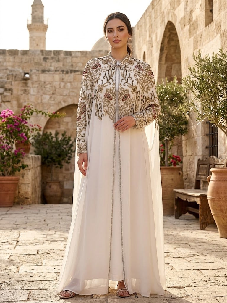 Elegant Modest Fashion Cape Cardigan