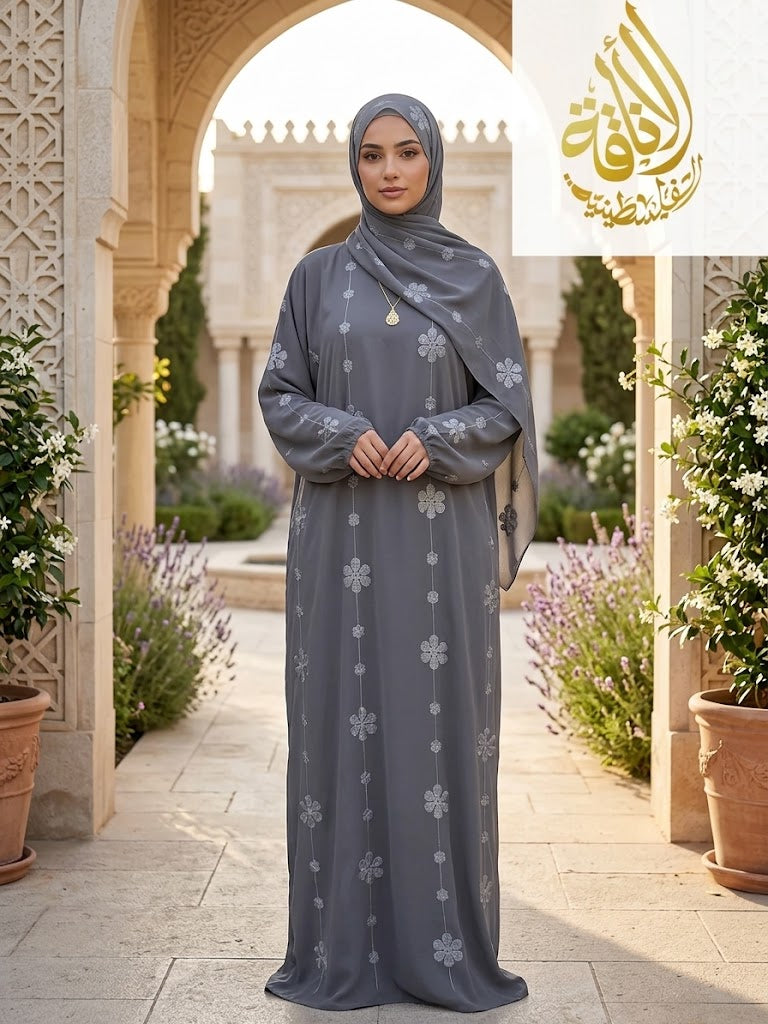 Embroidered One-Piece Prayer Set for Elegant Spiritual Practice