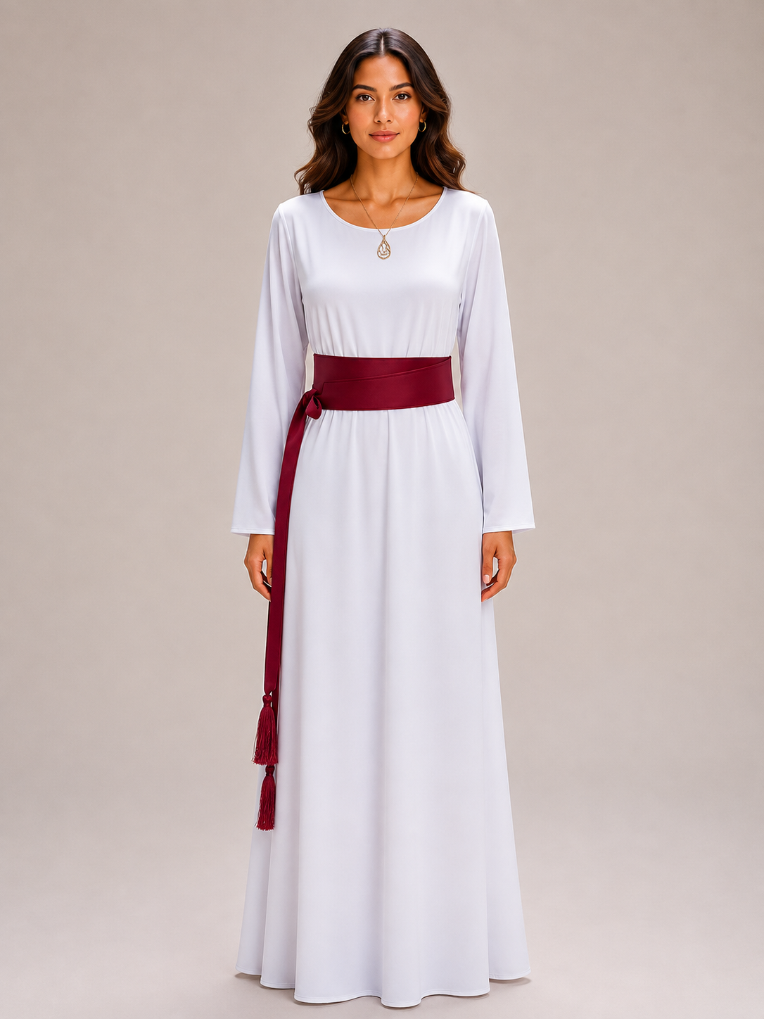 New Color Satin Wrap Belt